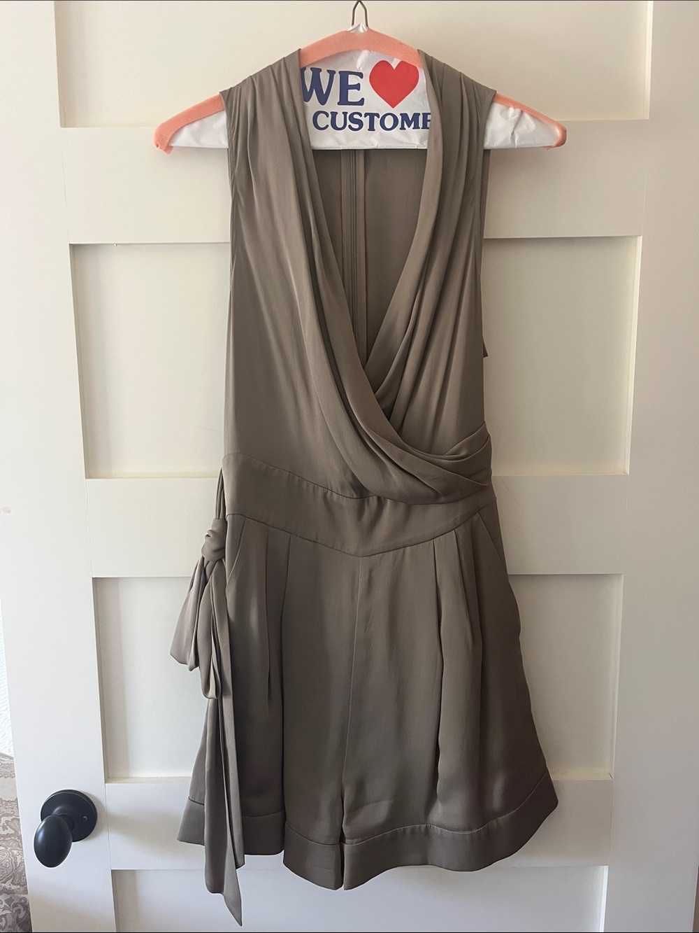 Gorgeous silk romper
